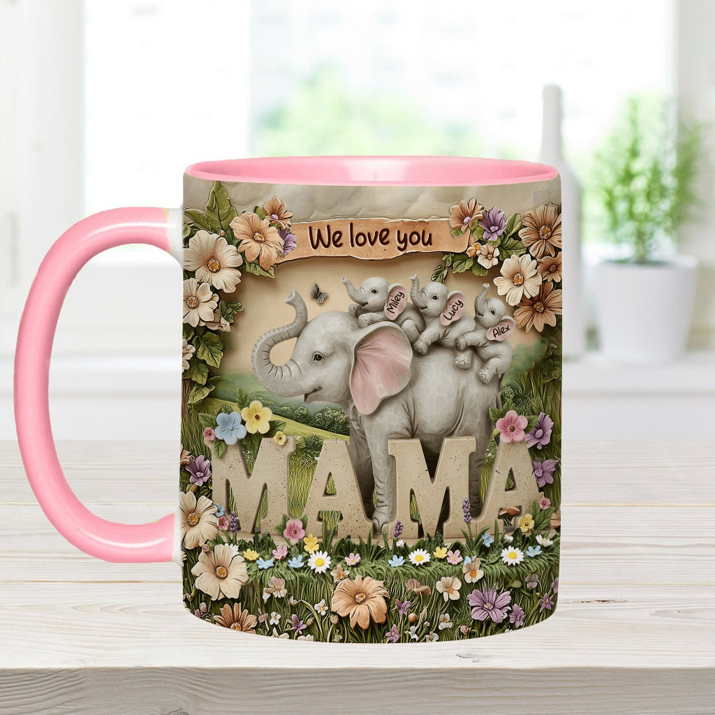 We Love You - Personalized Mother Accent Mug