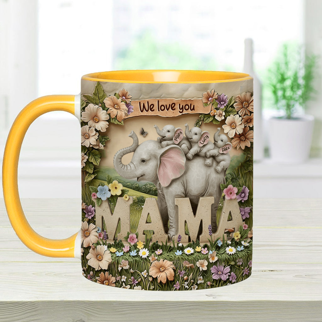 We Love You - Personalized Mother Accent Mug