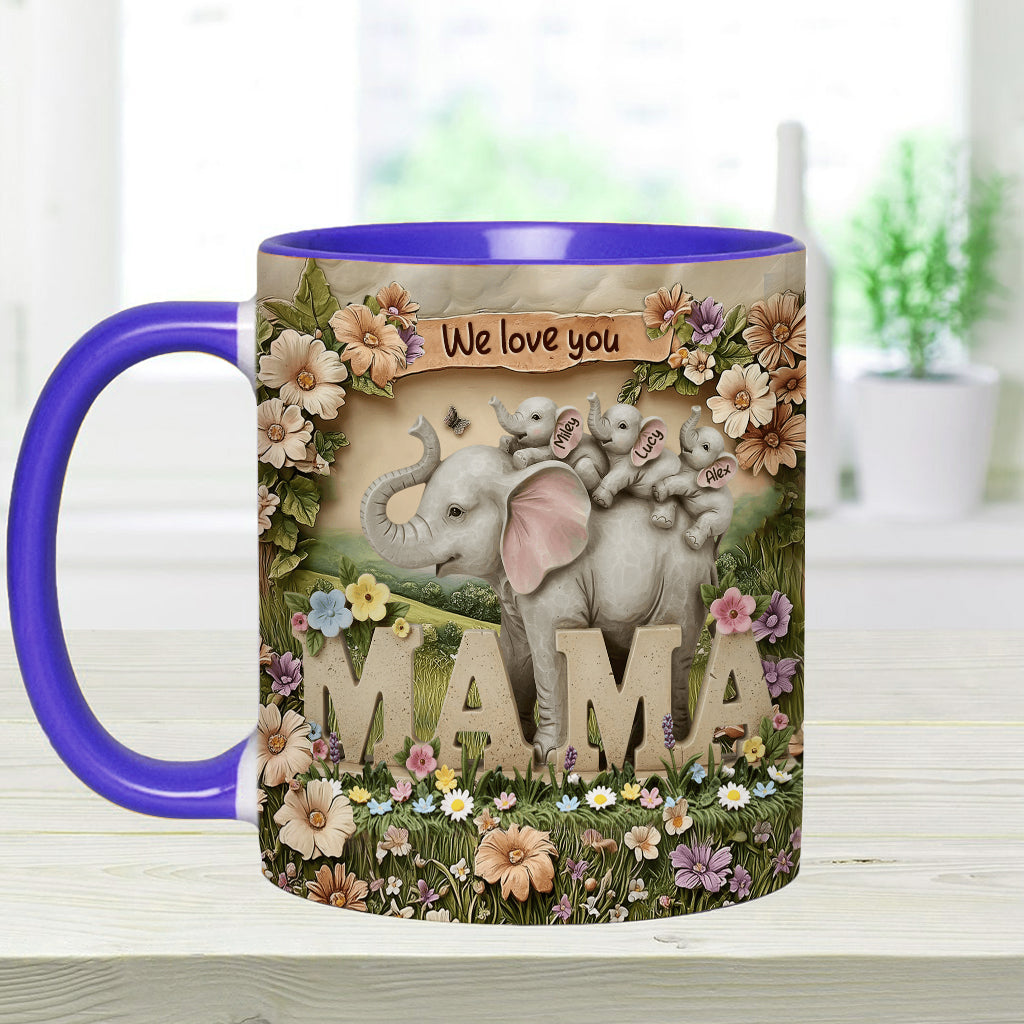 We Love You - Personalized Mother Accent Mug