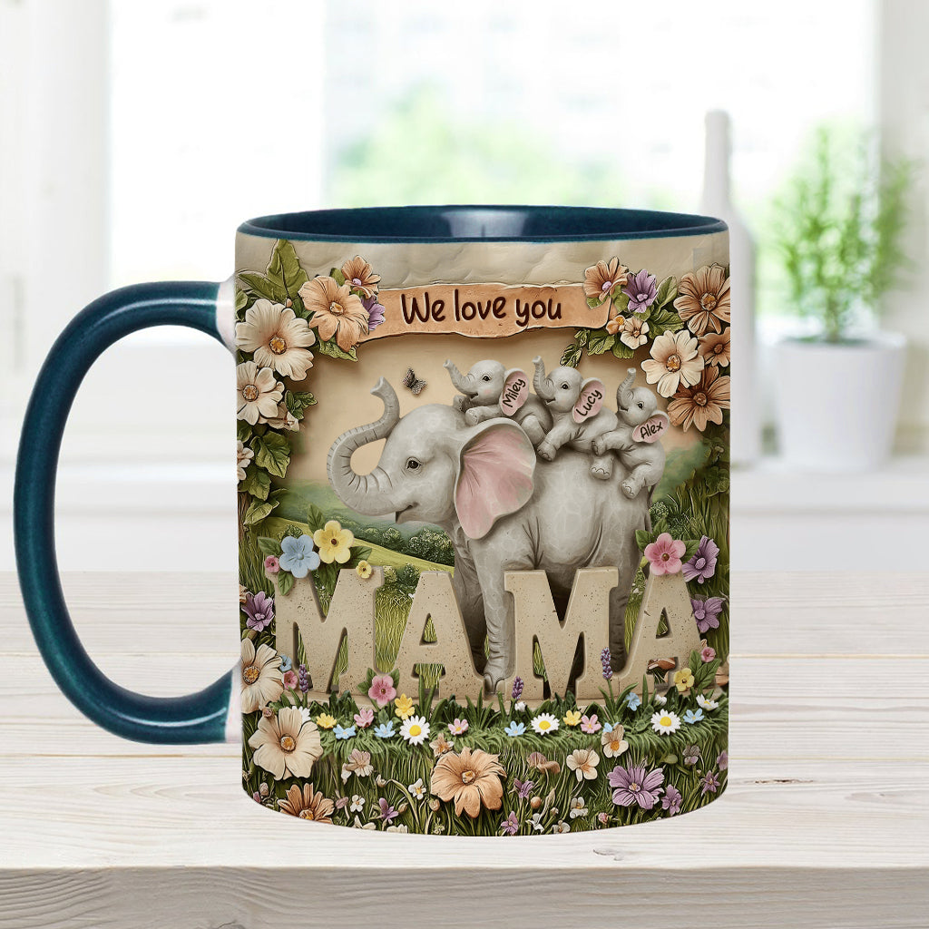 We Love You - Personalized Mother Accent Mug