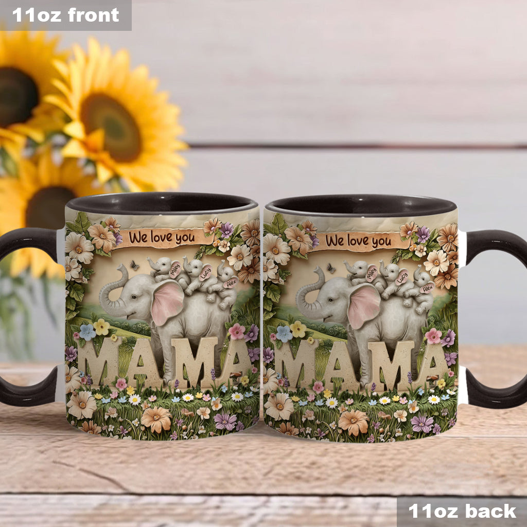 We Love You - Personalized Mother Accent Mug