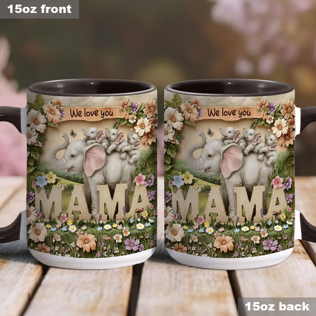 We Love You - Personalized Mother Accent Mug