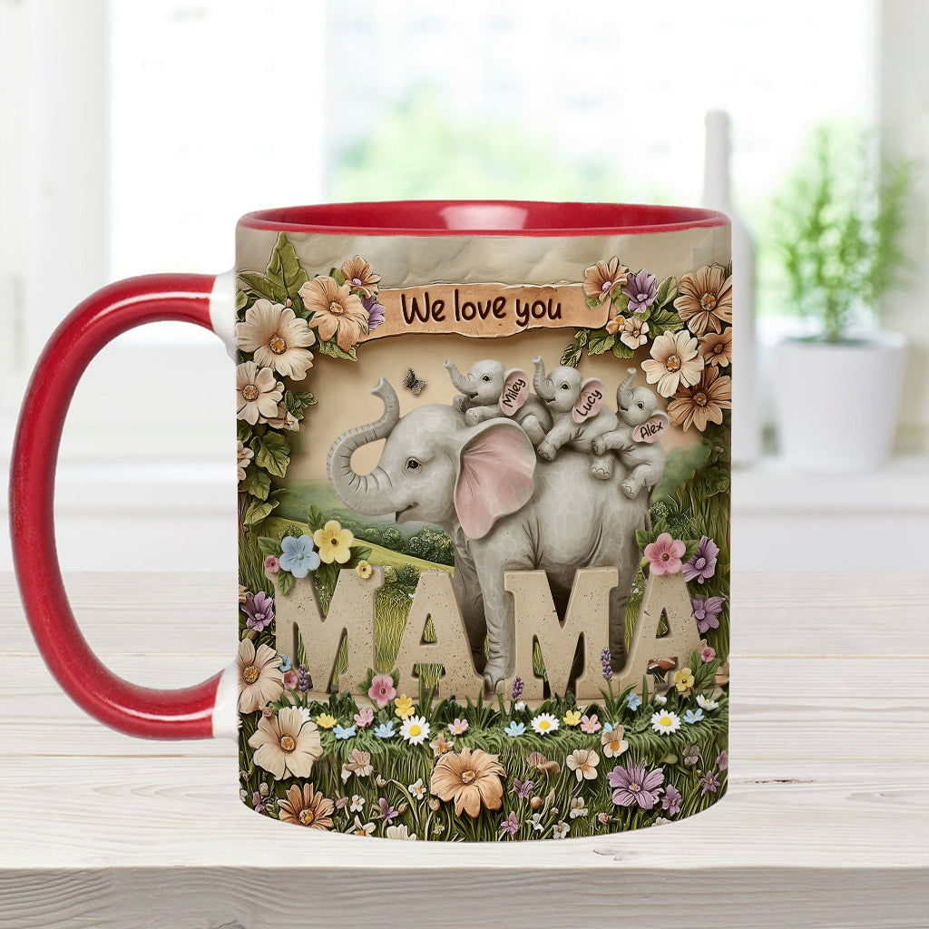 We Love You - Personalized Mother Accent Mug