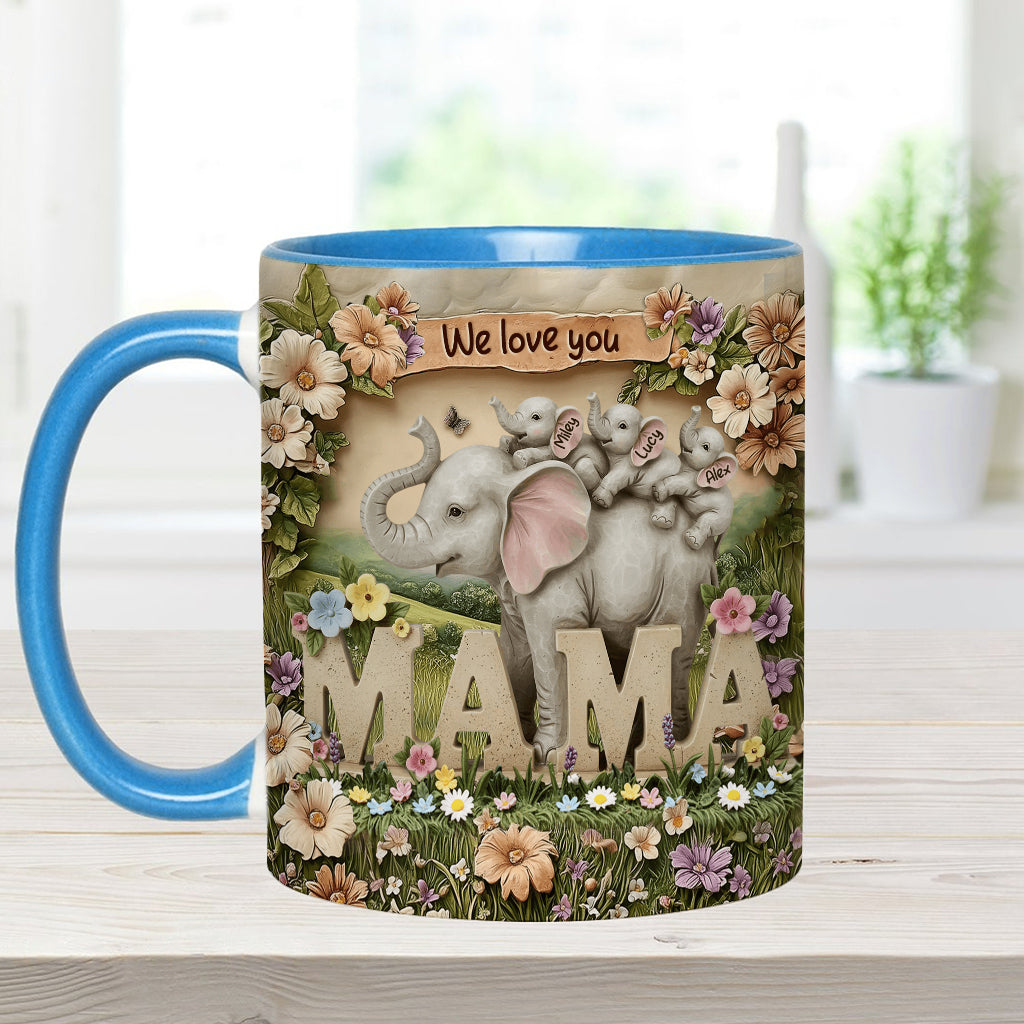 We Love You - Personalized Mother Accent Mug
