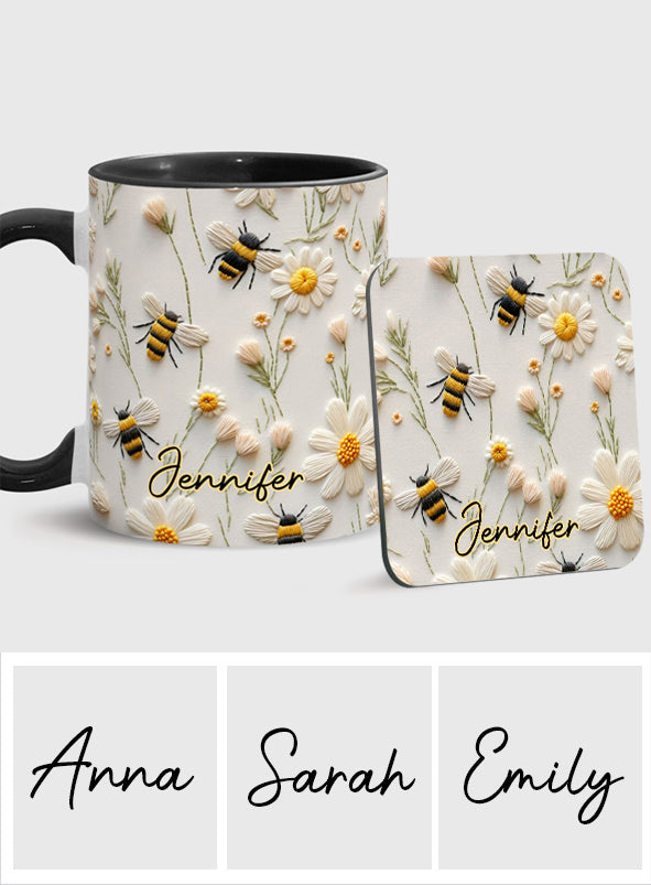Liebe Bienen – Personalisierte Tasse mit Bienenmotiv