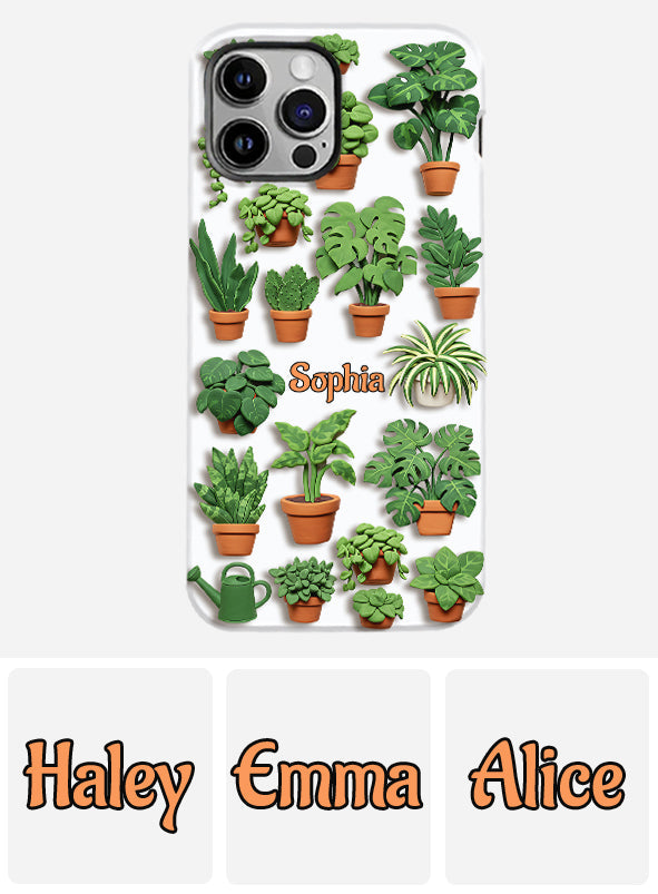 Ich brauche wirklich all diese Pflanzen – personalisierte Handyhülle mit Gartenmotiven