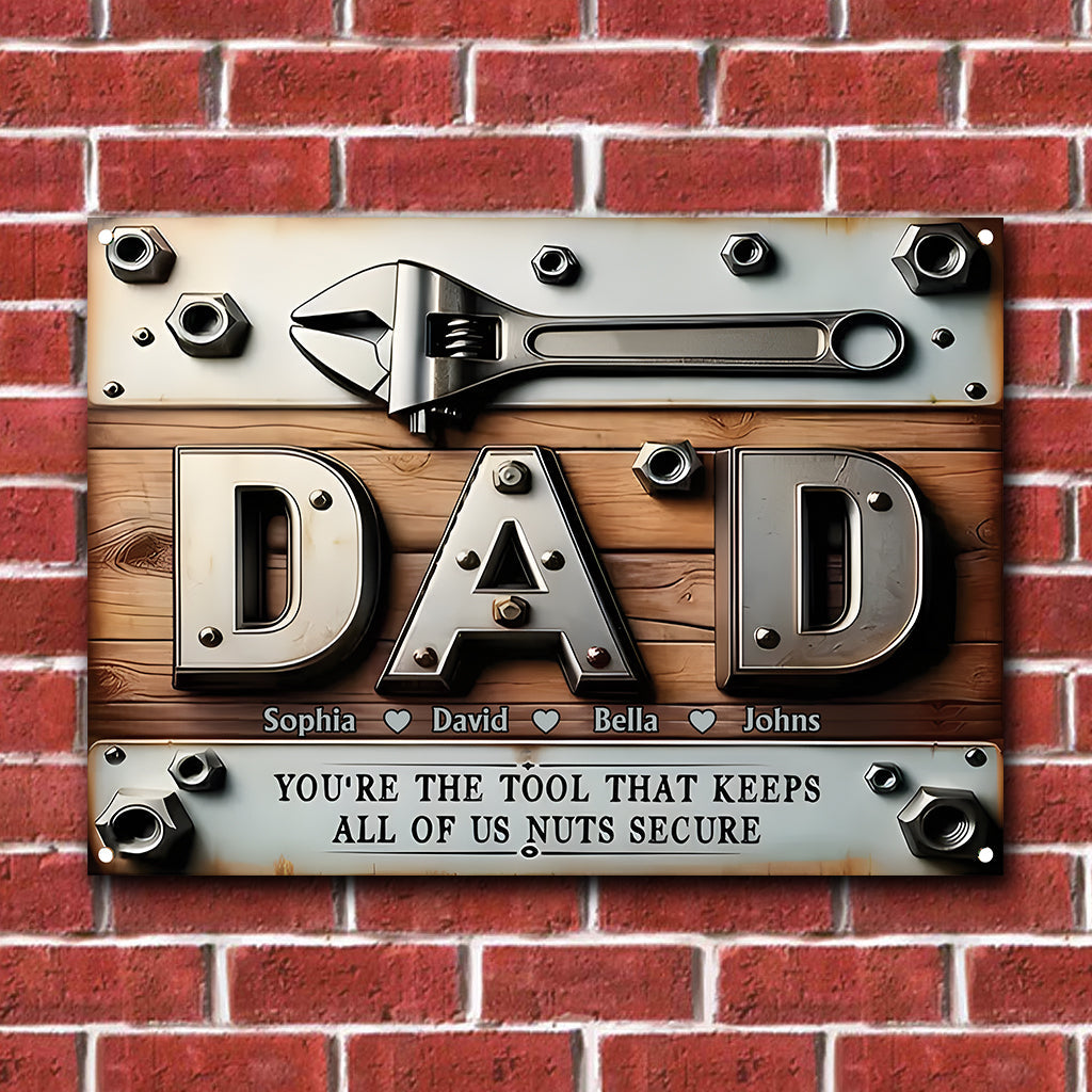 You Are The Tool - Personalized Father Rectangle Metal Sign