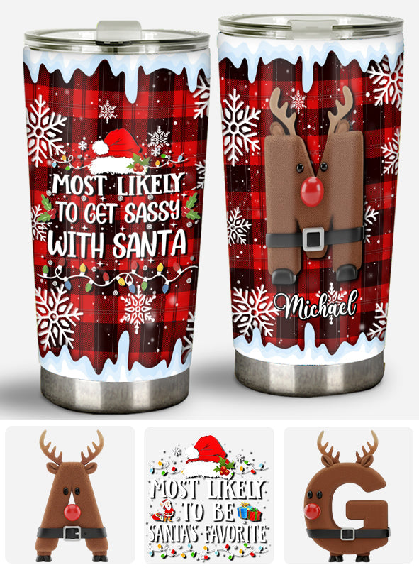 Weihnachtsbecher „Wahrscheinlich…“ – Personalisierter Weihnachtsbecher