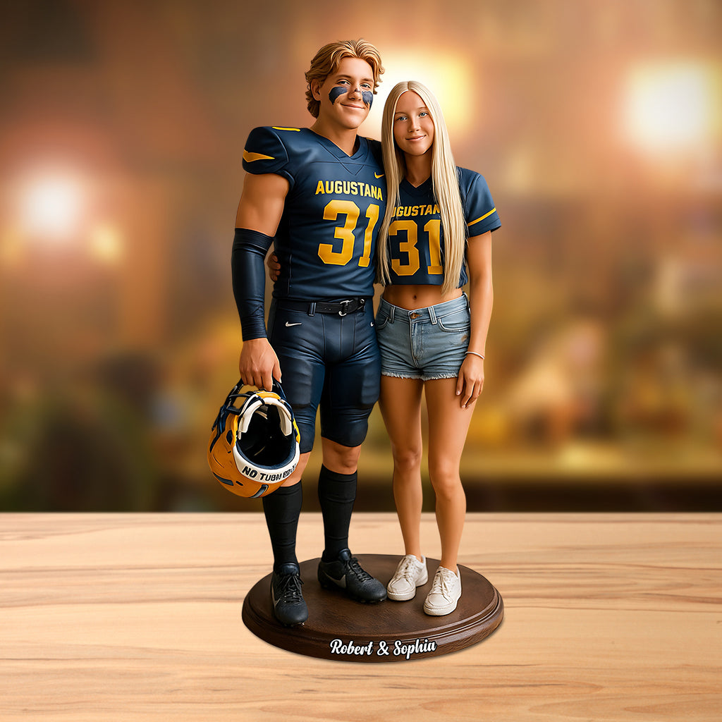 You & Me We Got This - Personalized Couple Custom Shaped Acrylic Plaque