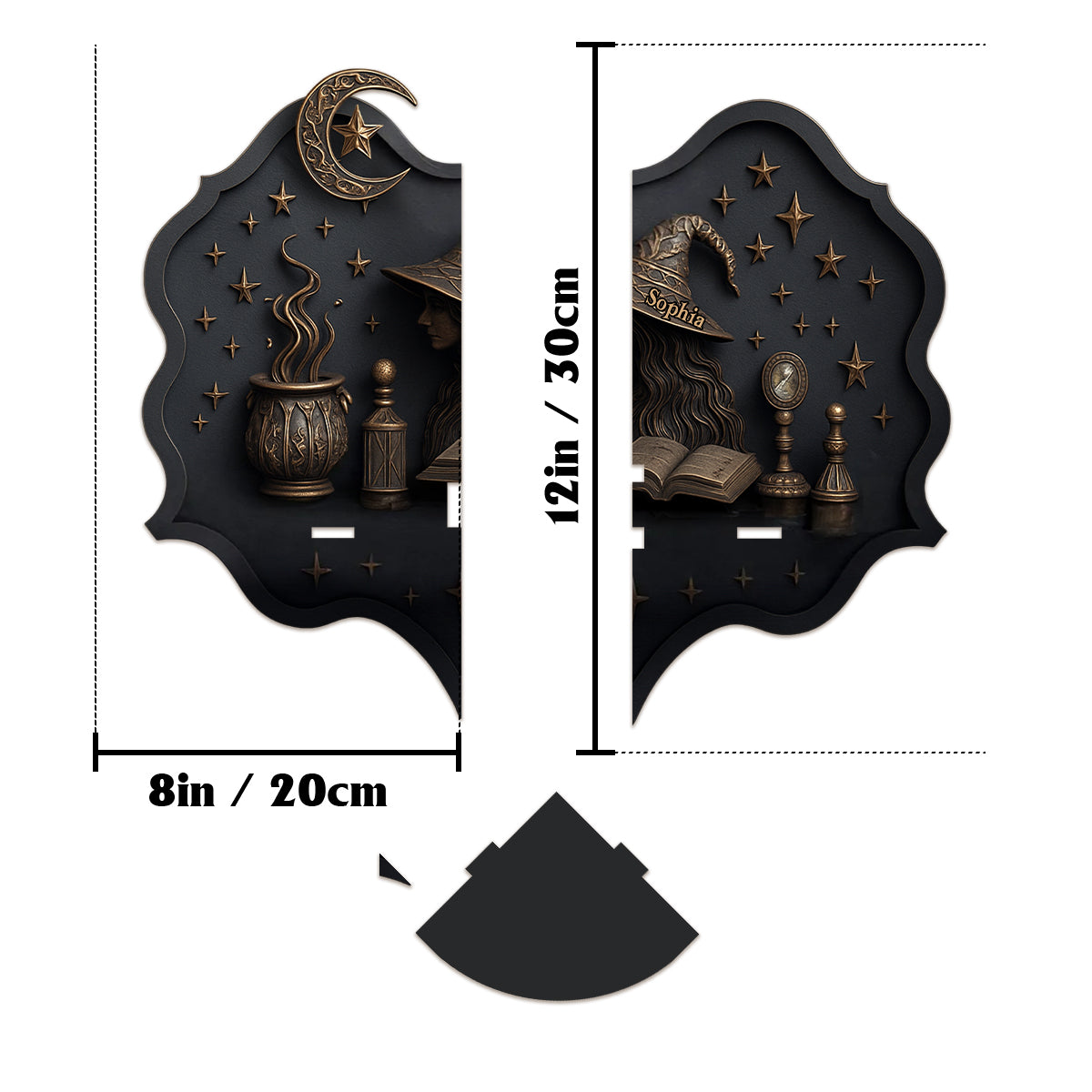 Witchy House - Personalized Witch Corner Rack