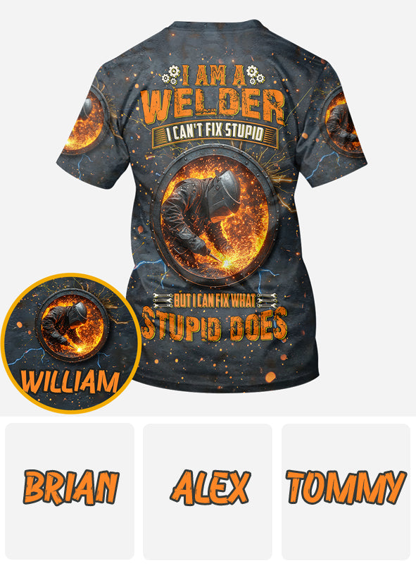 Geschenk für Schweißer – Personalisiertes Schweißer-T-Shirt