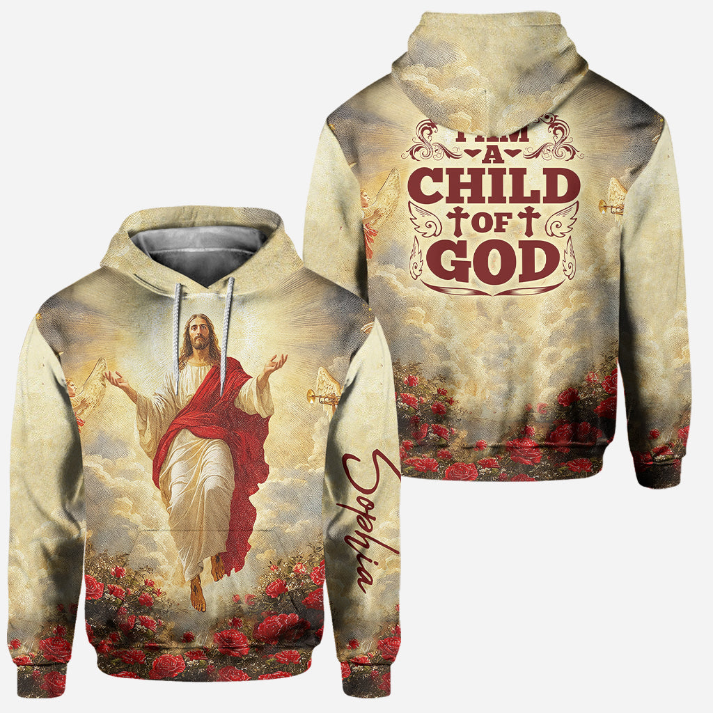 Ich bin ein Kind Gottes – Personalisierter christlicher Hoodie und Leggings