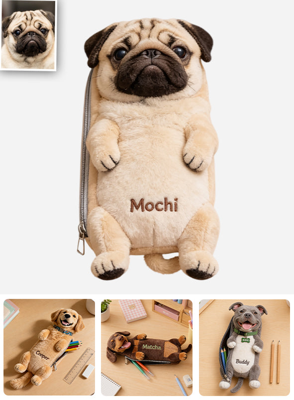 Always By My Side - Personalized Dog Plush Pouch