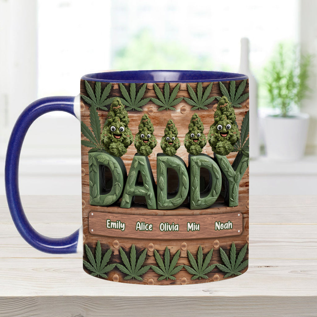 Best Dope Dad - Personalized Father Accent Mug