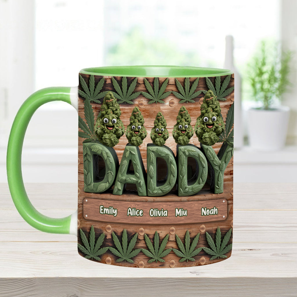 Best Dope Dad - Personalized Father Accent Mug