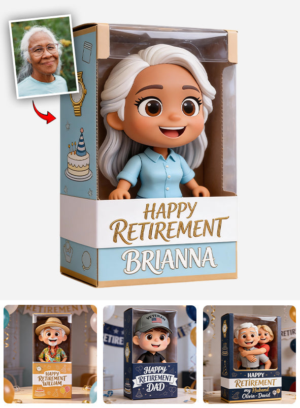 Happy Retirement - Personalized Retired Custom Shaped Acrylic Plaque