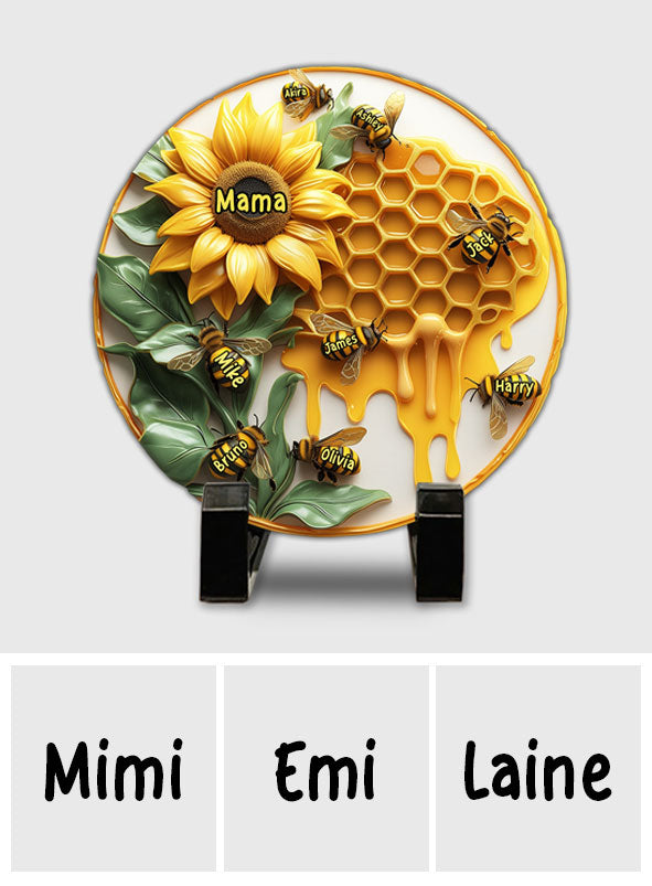 Happy Mother's Day - Personalized Mother Round Shaped Stone