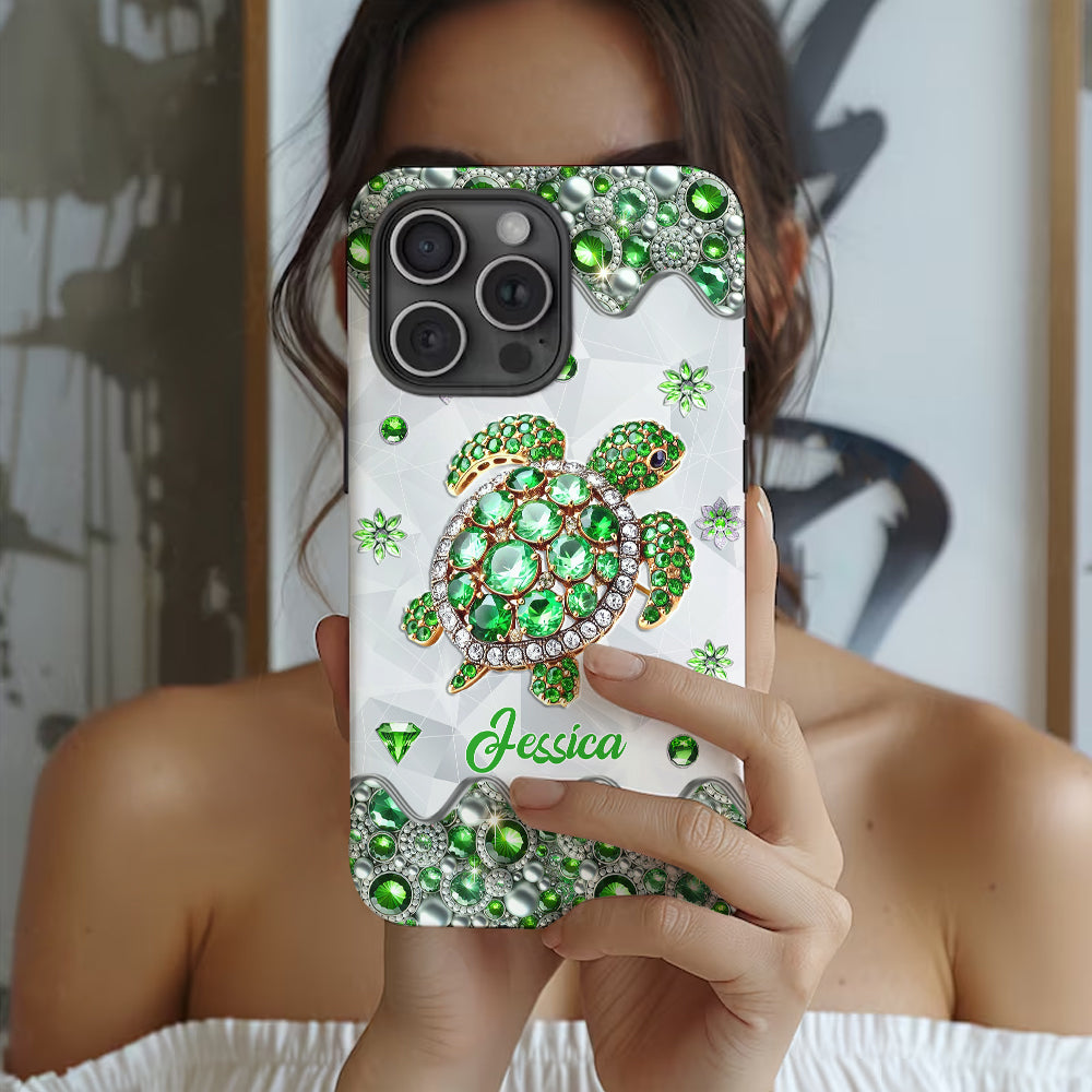 Love Turtles - Personalized Turtle Full Print Phone Case