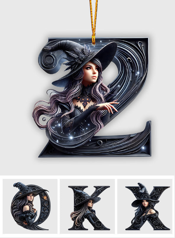 Witch Letter - Personalized Witch Ornament