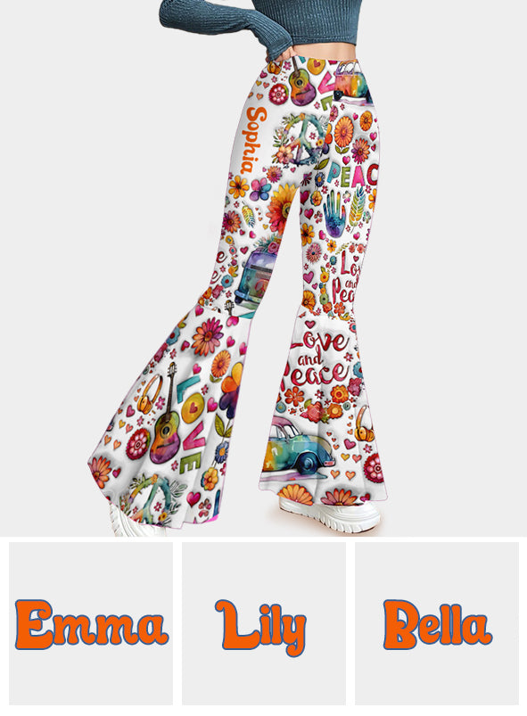 Hippie Soul - Leggings évasés hippies personnalisés