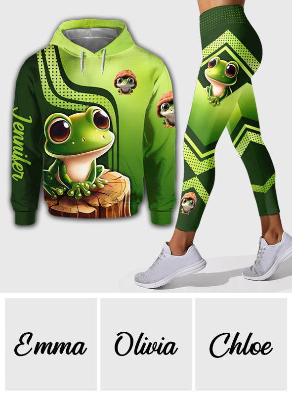 Love Frogs - Personalized Frog Hoodie and Leggings