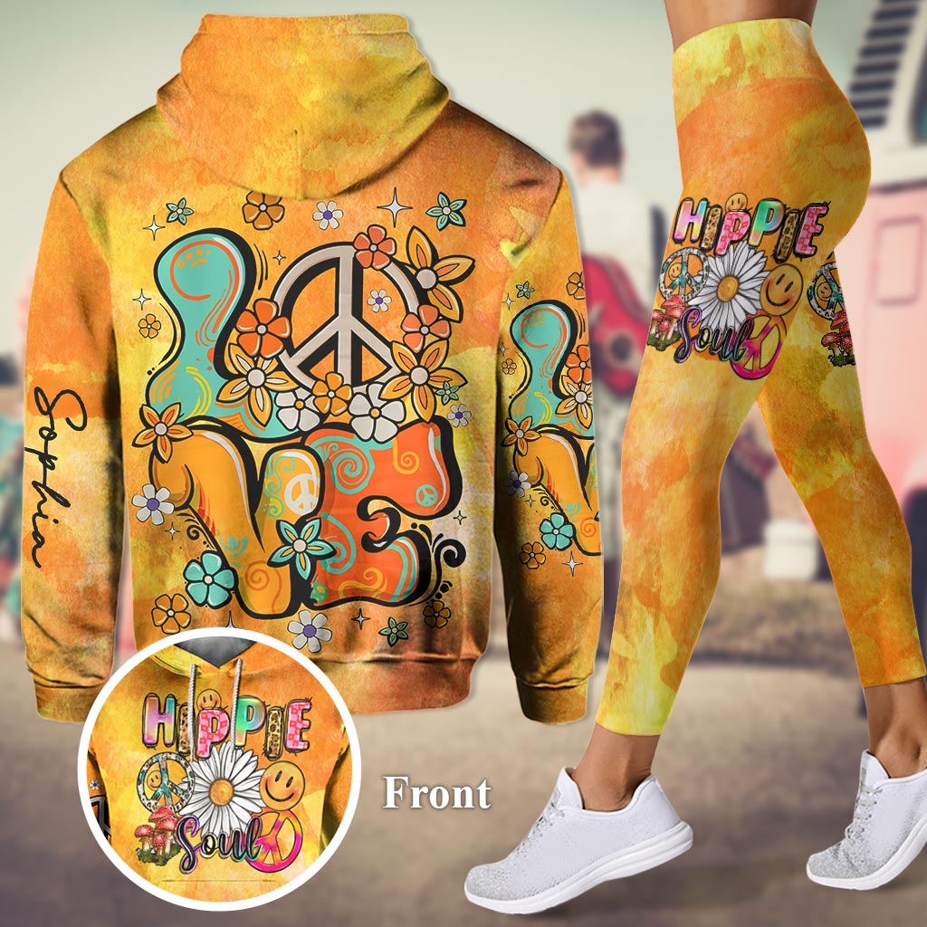 Hippie Soul - Personalized Hippie Hoodie and Leggings