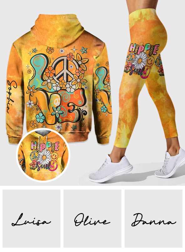 Hippie Soul - Personalized Hippie Hoodie and Leggings