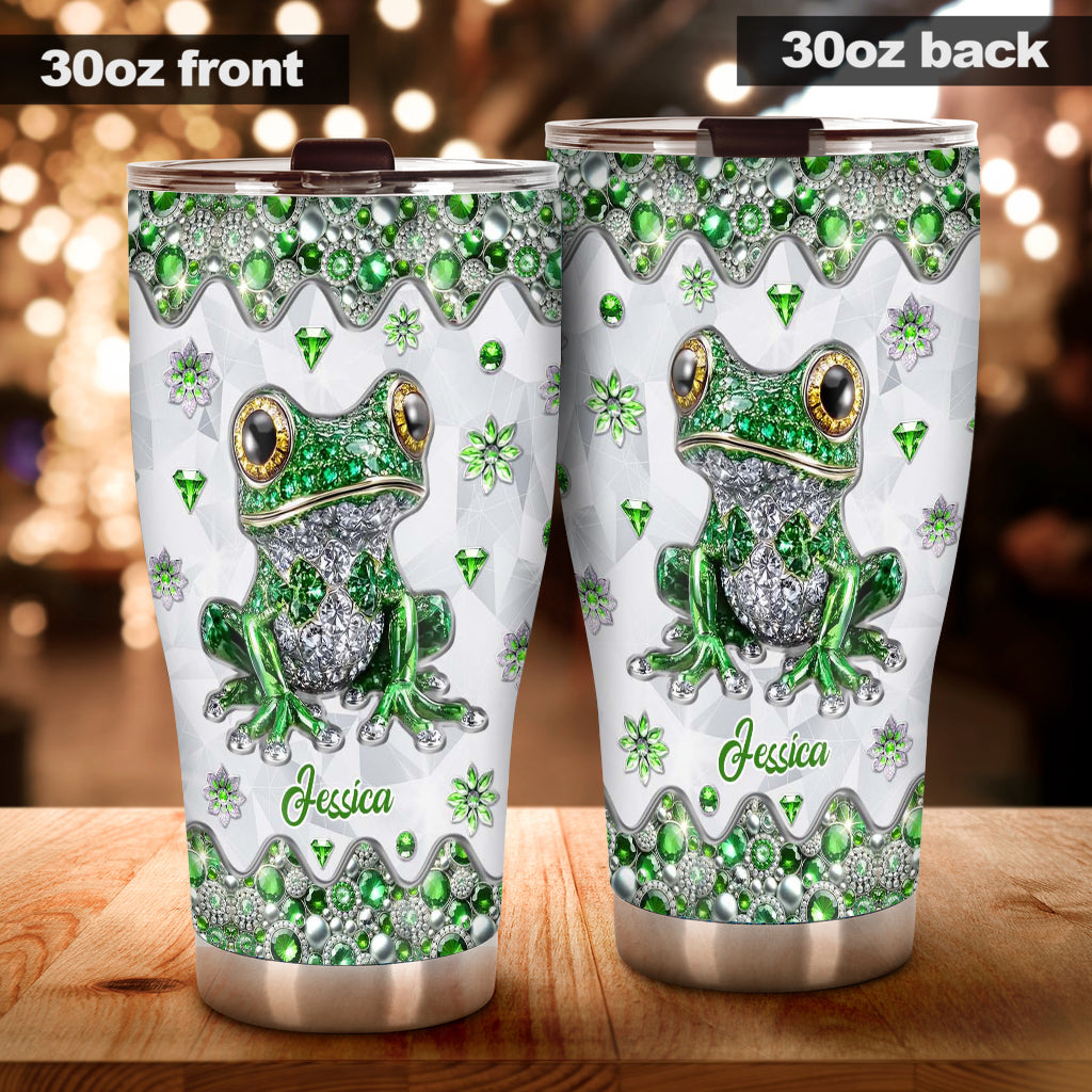 Just A Girl Who Loves Frogs - Personalized Frog Tumbler