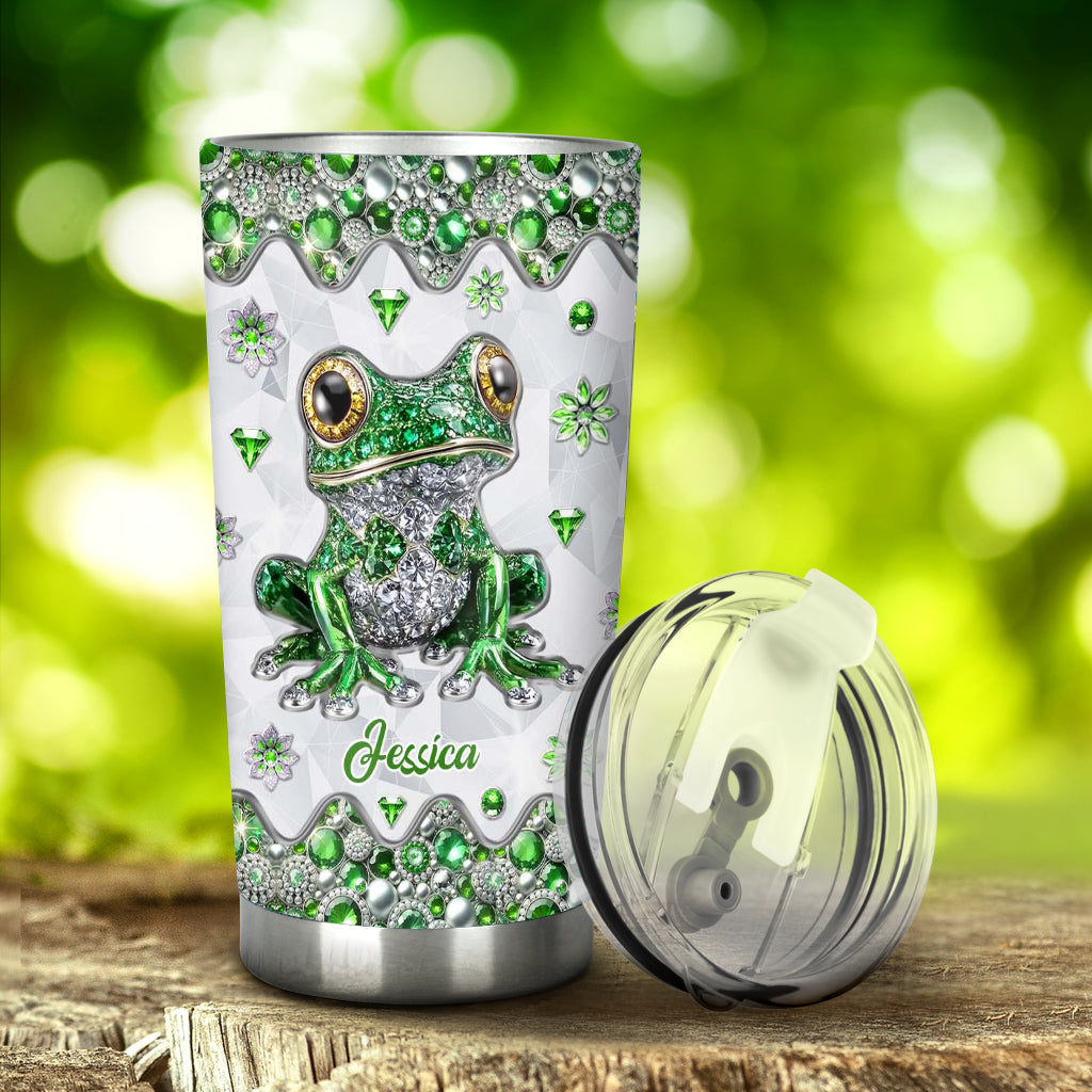 Just A Girl Who Loves Frogs - Personalized Frog Tumbler