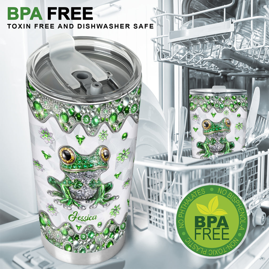 Just A Girl Who Loves Frogs - Personalized Frog Tumbler