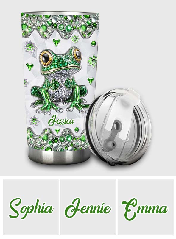 Just A Girl Who Loves Frogs - Personalized Frog Tumbler