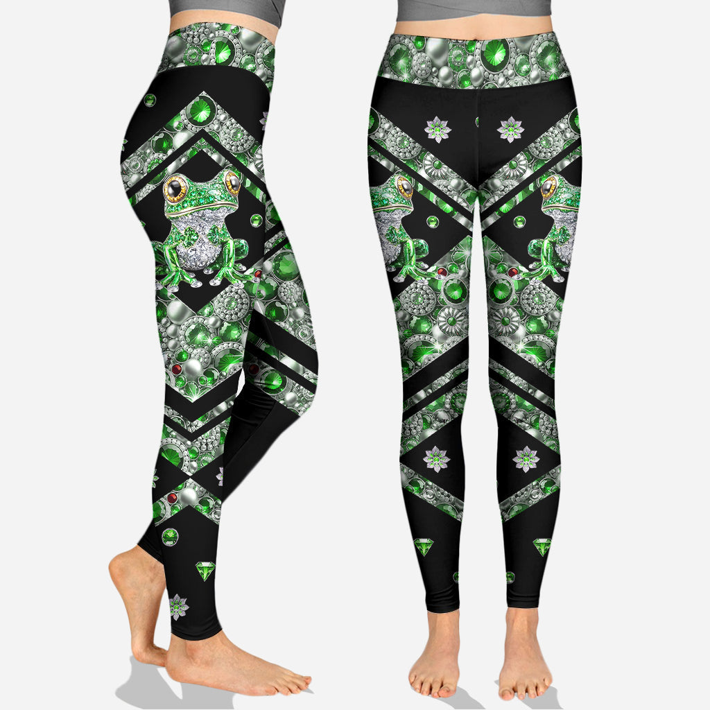 Just A Girl Who Loves Frogs - Personalized Frog Hoodie and Leggings