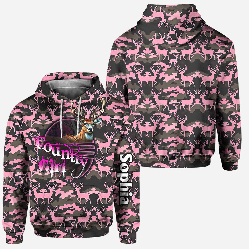Country Girl - Personalized Hunting Hoodie and Leggings