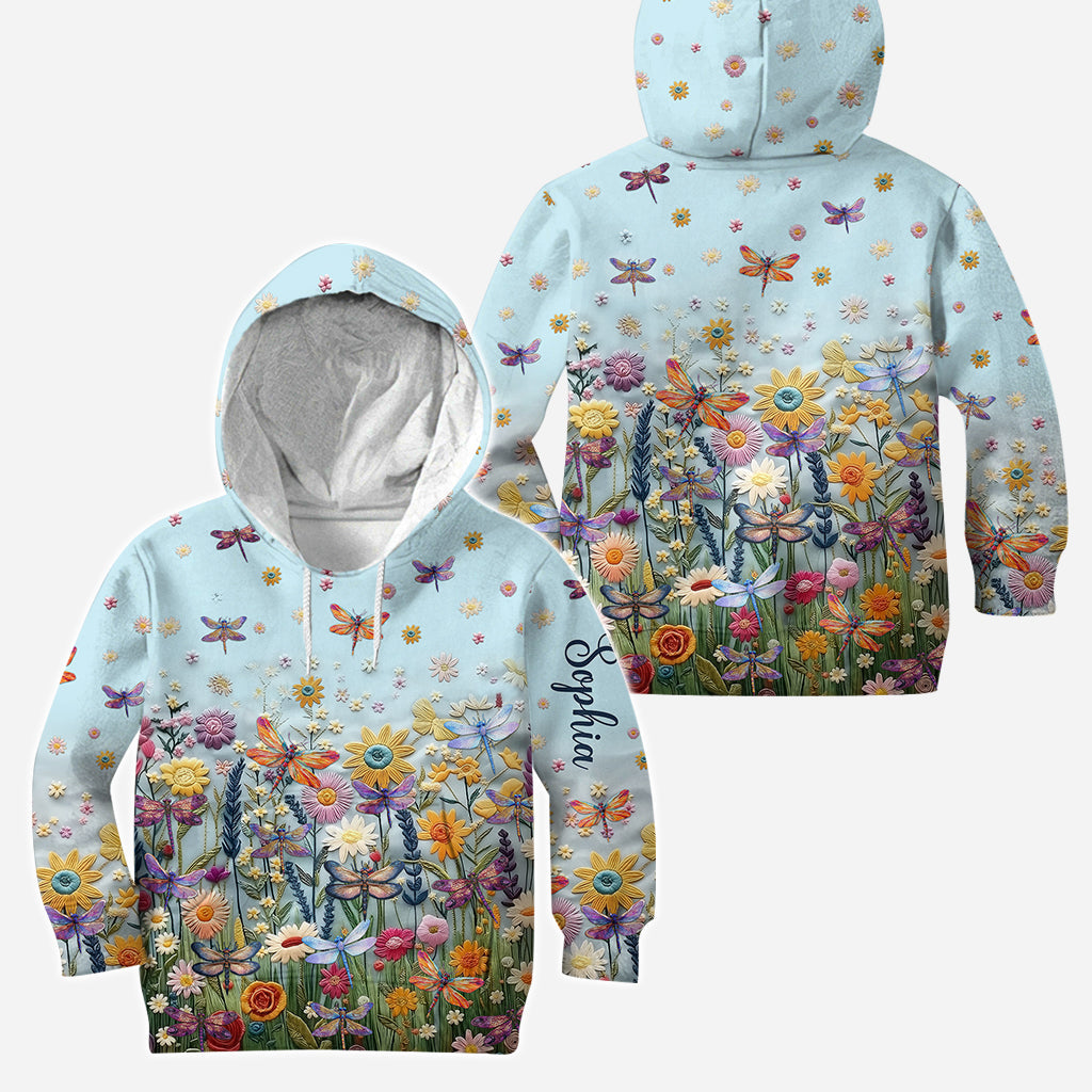 Pollinator Floral Garden - Personalized Gardening Hoodie and Leggings