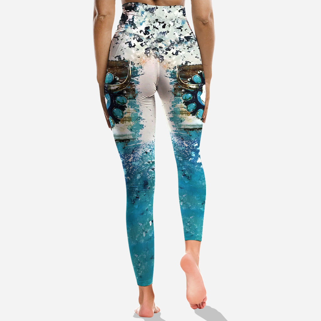 Wild Soul Pure Heart - Personalized Western Outfit Hoodie and Leggings