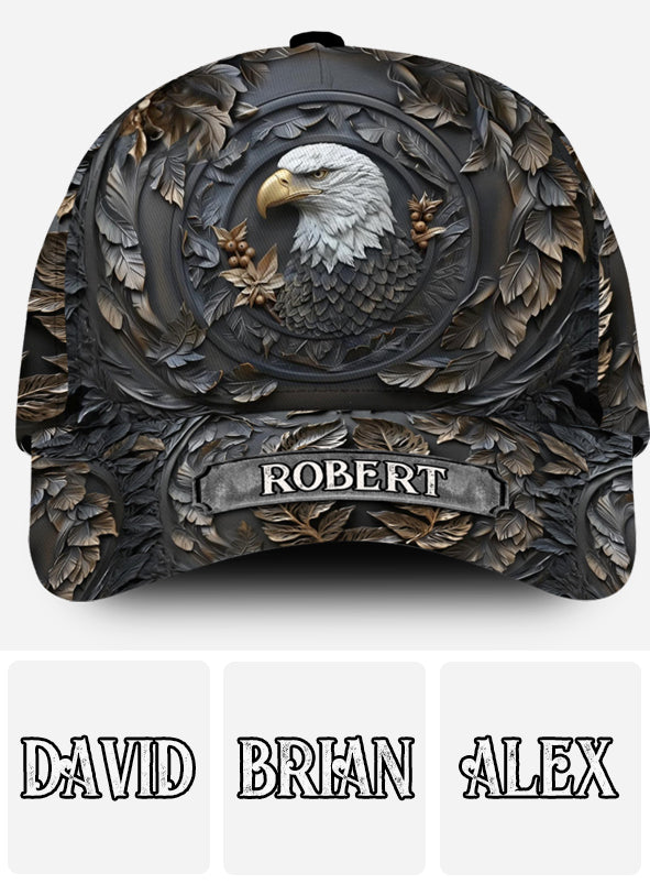 Casquette classique personnalisée Aigle à tête blanche Strong Eagle