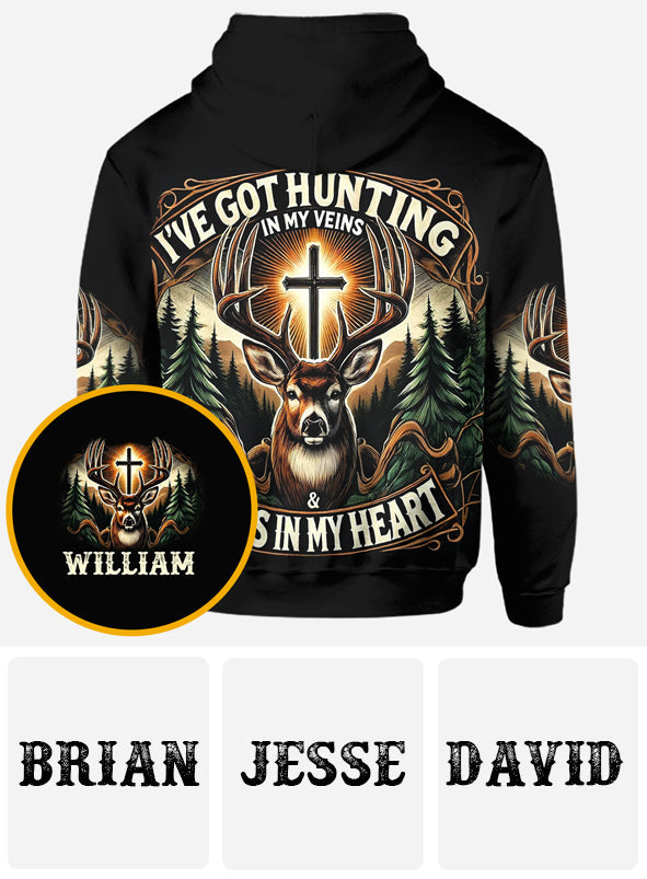 Love Hunting - Personalized Hunting All Over Shirt