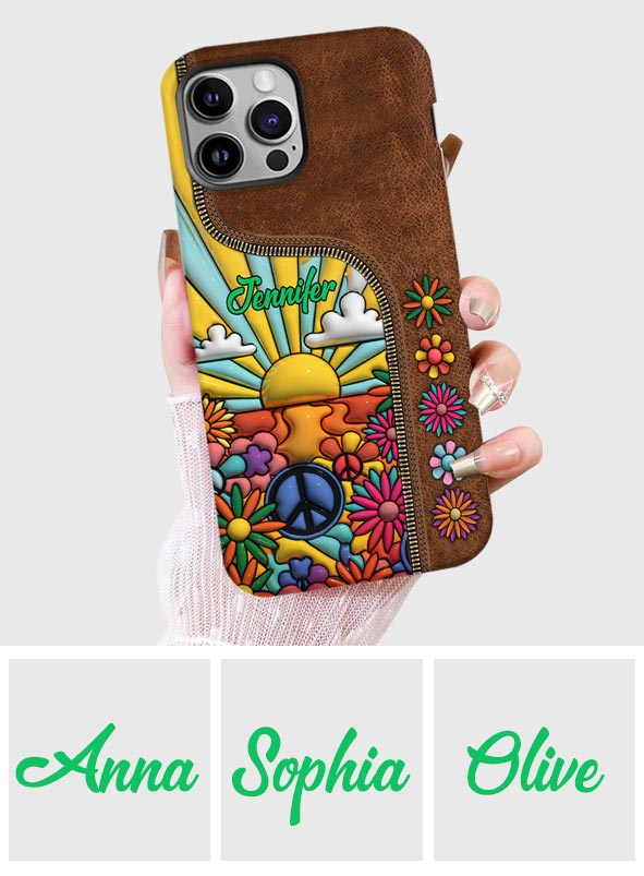 Coque de téléphone personnalisée Hippie Soul - Motif hippie intégral