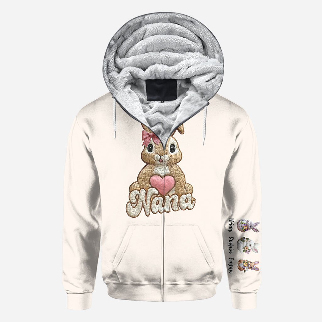 Mom's/ Nana's Little Bunnies - Personalized Grandma All Over Shirt