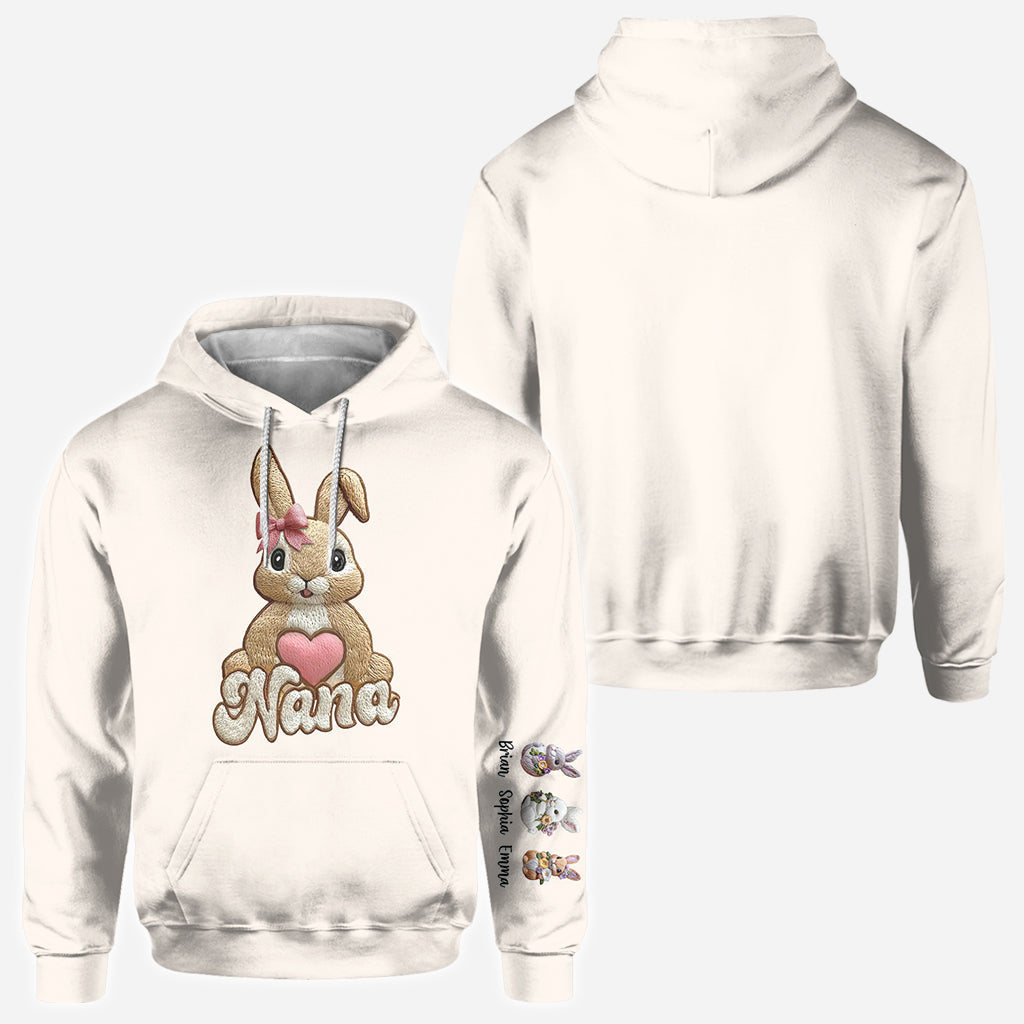 Mom's/ Nana's Little Bunnies - Personalized Grandma All Over Shirt