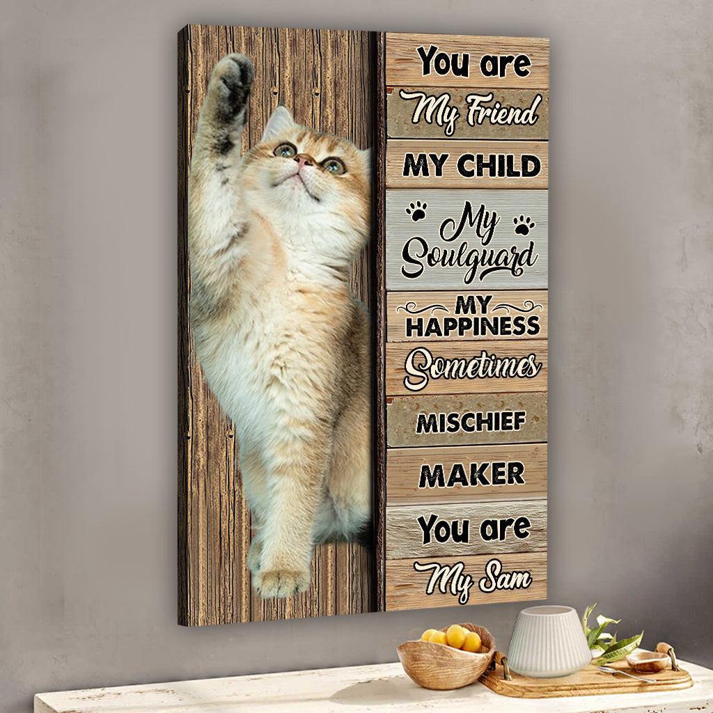 I'm Yours - Personalized Cat Canvas And Poster