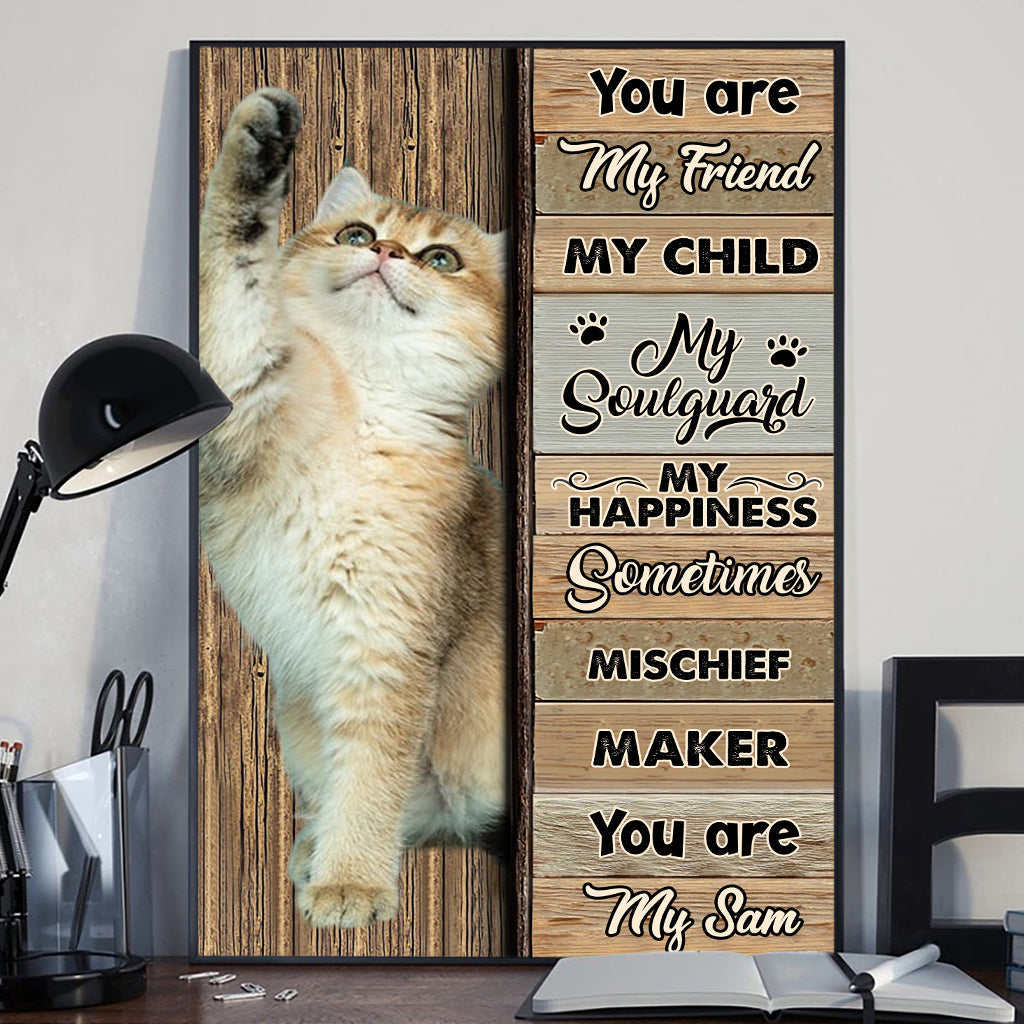 I'm Yours - Personalized Cat Canvas And Poster