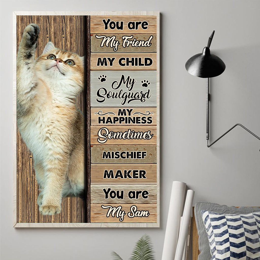 I'm Yours - Personalized Cat Canvas And Poster