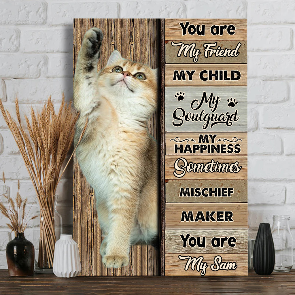 I'm Yours - Personalized Cat Canvas And Poster