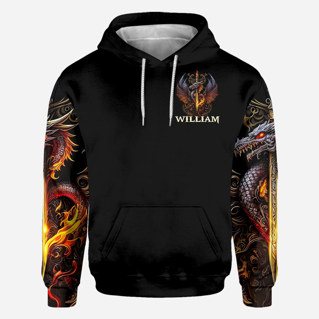 Heart Of A Dragon - Personalized Dragon All Over Shirt