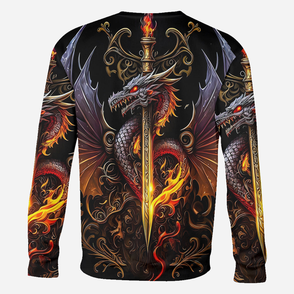 Heart Of A Dragon - Personalized Dragon All Over Shirt