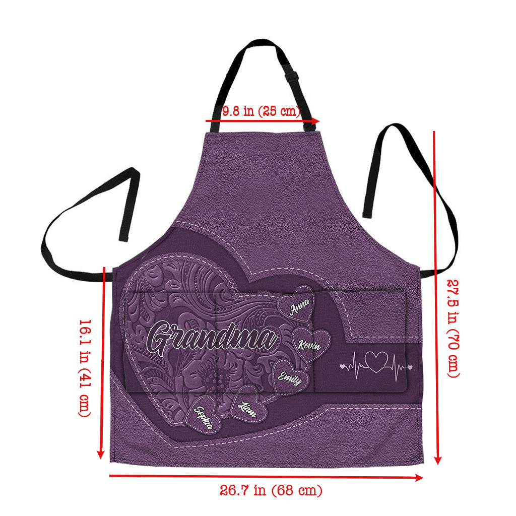 Best Grandma Ever - Personalized Grandma Apron