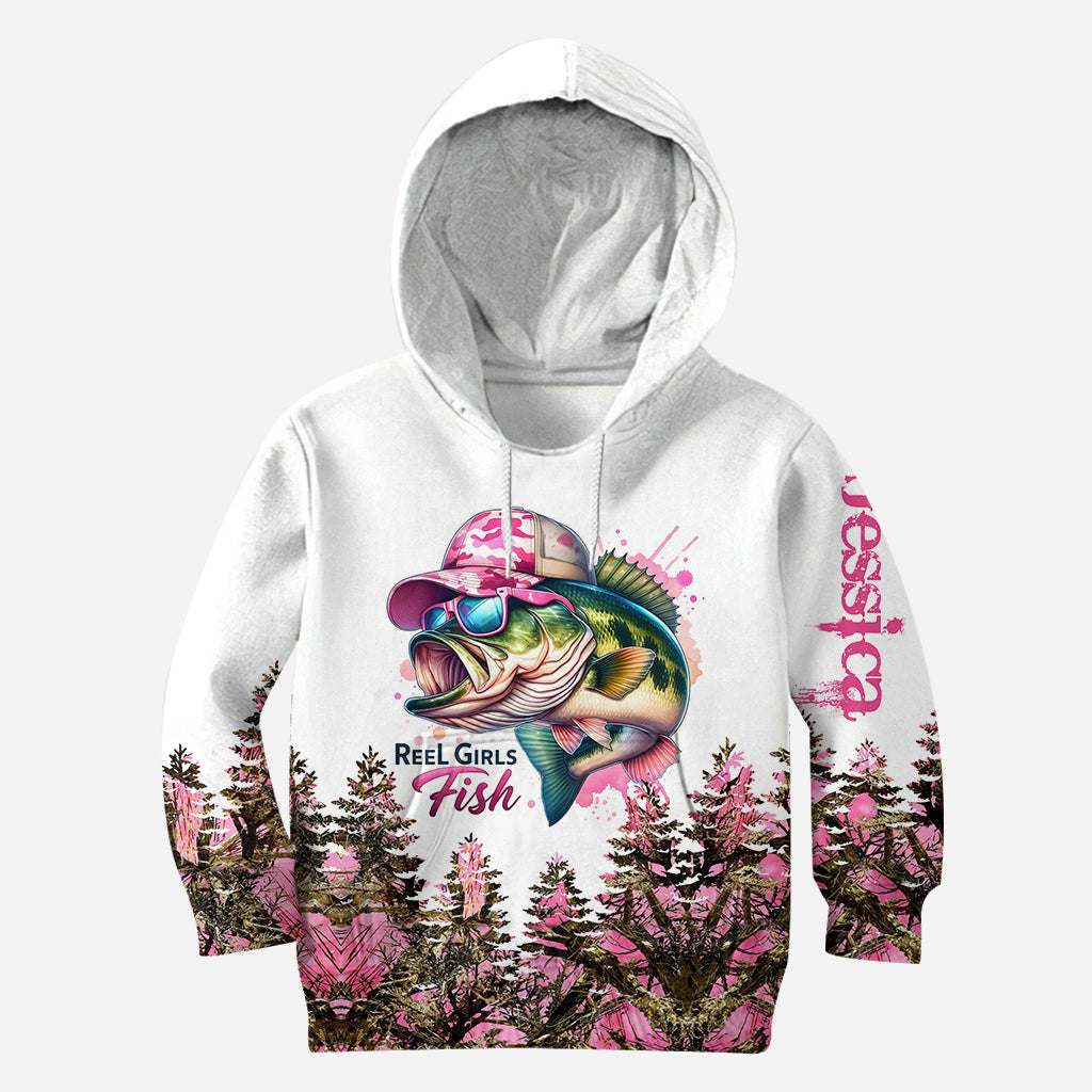 Reel Girl - Personalized Fishing Hoodie and Leggings