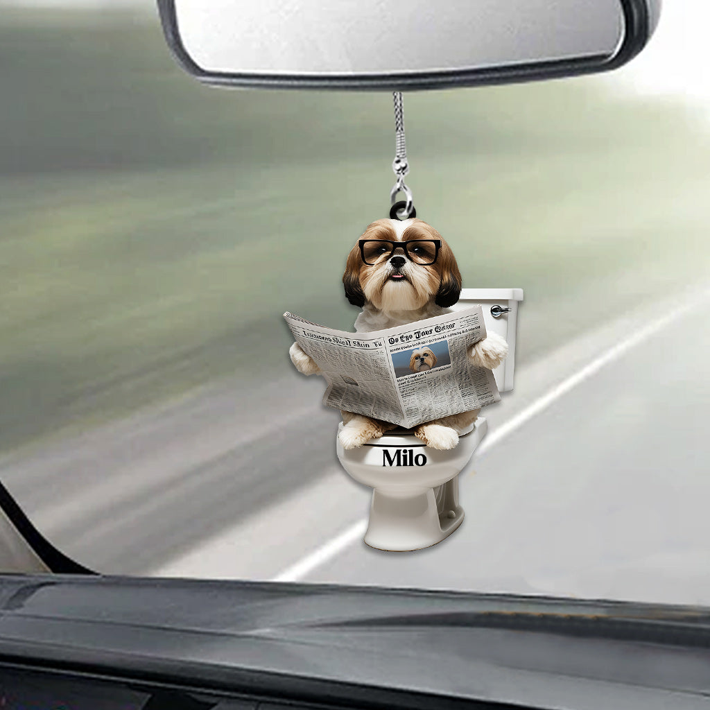 Funny Pet - Personalized Dog Car Ornament