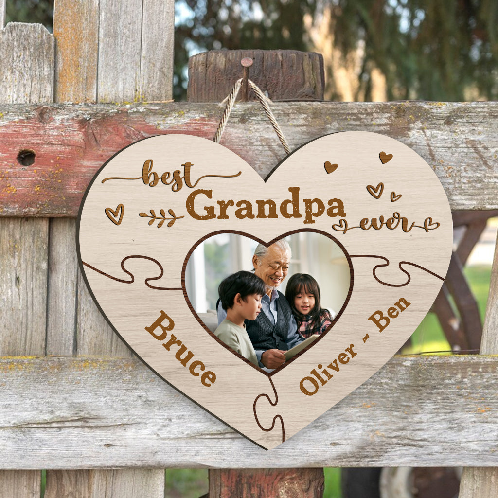 Best Nana Ever - Gift for grandma, grandpa, mom, dad, aunt, uncle, sister, brother - Personalized Wood Sign